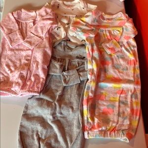 New born Gowns with hand covering